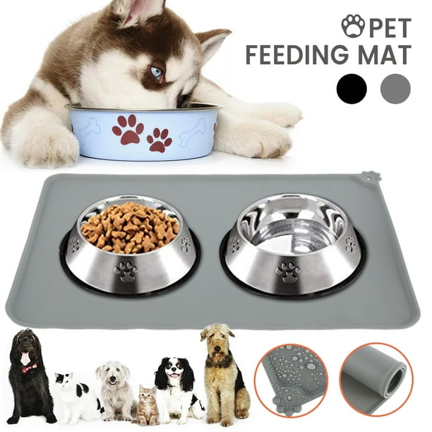 Place Mat Pet Crate Mat Pad Supplies Waterproof Dog Puppy Food Mat Gifts For Pet Gift